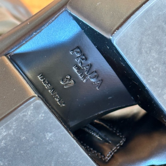 Prada Stretch Napa Over-The Knee Platform Boots - Picture 4 of 7